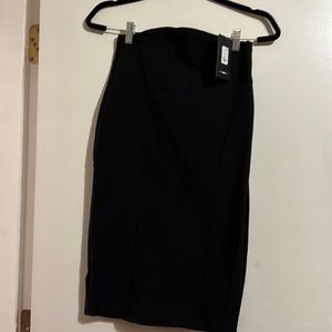 Fashion nova Black high waist pencil skirt size large stretch!!